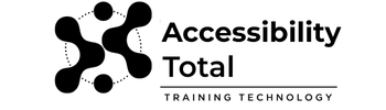 Academy acessibility total preto logo